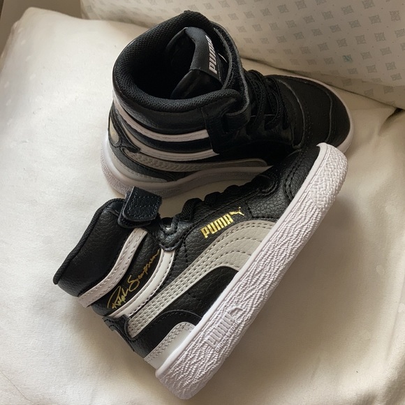 NEW Puma Ralph Sampson Mid Toddler Shoes - Picture 6 of 10